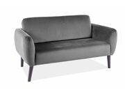 Диван SIGNAL ELSA Velvet Bluvel 14 серый/венг..