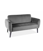 Диван SIGNAL ELSA Velvet Bluvel 14 серый/венге