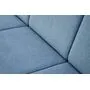 Диван HALMAR MILANO 3S tap. Castel 74 синий/орех