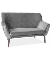 Диван SIGNAL KIER 2 Velvet Bluvel 14 серый/венге