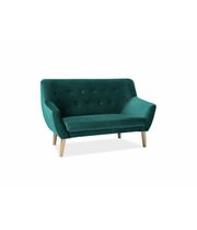 Диван SIGNAL NORDIC 2 Velvet Bluvel 78 зеленый/бук