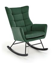 Кресло-качалка HALMAR BAZALTO зеленый