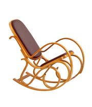 Кресло-качалка HALMAR MAX BIS PLUS коричневый/ольха