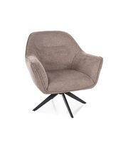 Кресло SIGNAL GALIA Brego бежевый/черный