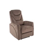 Кресло SIGNAL KRONOS Velvet Bluvel 38 раскладное, капучино