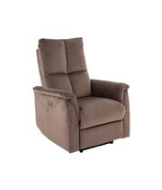 Кресло SIGNAL NEPTUN Velvet Bluvel 38 раскладное, капучино