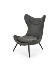 Кресло HALMAR ATLANTIS антрацит/черный