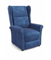Кресло HALMAR AGUSTIN 2 раскладное, темно-синий