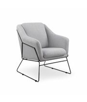 Кресло HALMAR SOFT 2 серый/черный