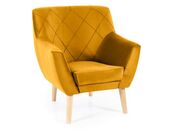 Кресло SIGNAL KIER 1 Velvet Bluvel 68 карри/б..