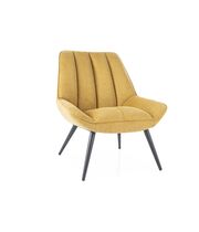 Кресло SIGNAL CELLA Brego 68 карри/черный