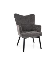 Кресло SIGNAL CARMEN Raven 15 серый/черный мат