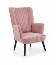 Кресло HALMAR DELGADO розовый/черный