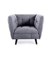 Кресло SIGNAL CASTELLO 1 Brego 18 темно-серый/венге