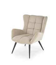 Кресло HALMAR BYRON бежевый/черный