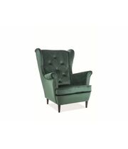 Кресло SIGNAL LADY Velvet Bluvel 78 зеленый/венге