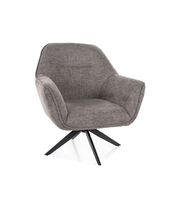 Кресло SIGNAL GALIA Brego серый/черный