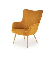 Кресло HALMAR AMARO горчичный