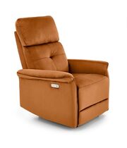 Кресло HALMAR SEMIR раскладное, корица