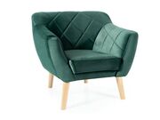 Кресло SIGNAL KARO 1 Velvet Bluvel 78 зеленый..