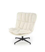 Кресло HALMAR FOFANA кремовый/черный