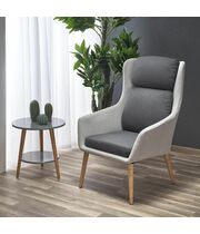 Кресло HALMAR PURIO светло-серый/темно-серый