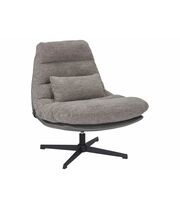 Кресло SIGNAL FELICIA Raven 07 серый/серый/черный мат