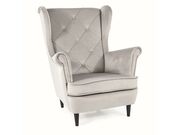 Кресло SIGNAL LADY Velvet Bluvel 03 светло-се..