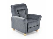 Кресло HALMAR BARD раскладное, серый/натураль..