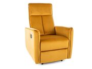 Кресло SIGNAL NIKOS Velvet раскладное, карри..