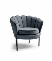 Кресло HALMAR ANGELO серый/черный