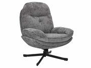 Кресло SIGNAL HARPER tap. 240 серый/черный..