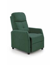 Кресло HALMAR FELIPE 2 раскладное, темно-зеленый/венге