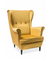 Кресло SIGNAL LORD Velvet Bluvel 68 карри/венге