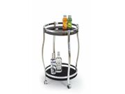 Стол сервировочный HALMAR BAR8 хром/черный..