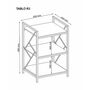 Стеллаж SIGNAL TABLO R3 дуб/т.коричневый, 99/60/40