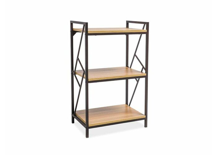 Стеллаж SIGNAL TABLO R3 дуб/т.коричневый, 99/60/40