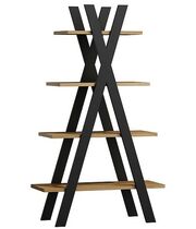 Стеллаж SIGNAL TIPI дуб вотан/черный, 136/80/30