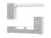 Стенка NN Мебель МГС 4 Белый/Цемент светлый..