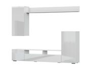 Стенка NN Мебель МГС 4 Белый/Белый глянец..