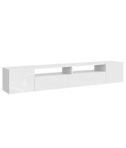 Тумба под ТВ МК Стиль СОЛО-16 МДФ белый