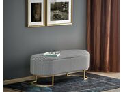 Скамья HALMAR HARMONY черный/белый/золотой..