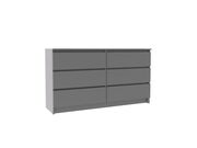 Комод ДСВ (МС Мори) МК 1380.6 Графит..