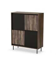 Комод HALMAR SWING KM-2 орех/черный