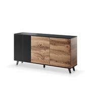 Комод HALMAR RANDOM KM-1 дуб вотан/черный