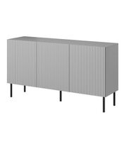 Комод HALMAR ASENSIO KM-1 светло-серый/черный