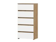 Комод NN Мебель (МС Некст К) Дуб Золотой/Белы..