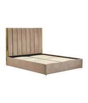 Кровать HALMAR PALAZZO бежевый/золотой, 160/200