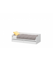 Кровать NN Мебель КР 2 Белый текстурный, универсальная