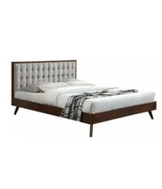 Кровать HALMAR SOLOMO бежевый/орех, 160/200